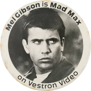 Mad Max Vestron Video Promotional Sticker PNG Image