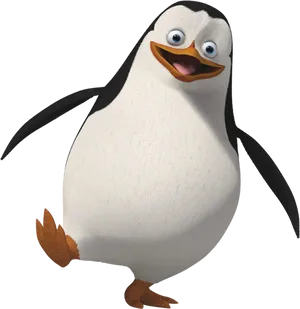 Madagascar Penguin Smiling PNG Image