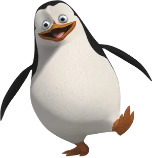 Madagascar Penguin Smiling PNG Image