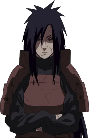 Madara Uchiha Anime Character PNG Image