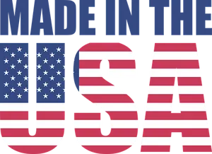 Madein U S A Patriotic Graphic PNG Image