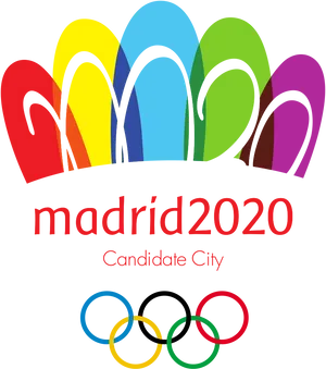 Madrid2020 Olympic Bid Logo PNG Image