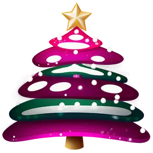 Magenta Pink Christmas Tree Png Ayg72 PNG Image