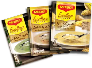 Maggi Excellence Soup Variety Pack PNG