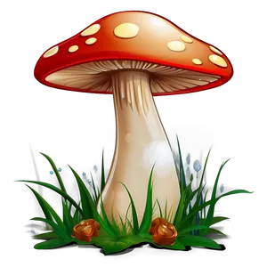 Magic Mushroom Cartoon Png Aqh PNG Image