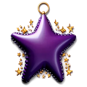 Magic Purple Star Decoration Png 72 PNG Image