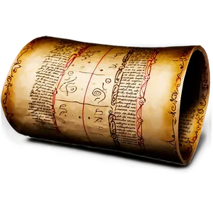 Magic Spell Scroll Paper Png 97 PNG Image