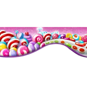 Magical Candy Land Wallpaper Png 69 PNG Image