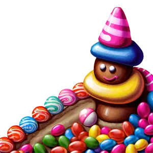 Magical Candy Land Wallpaper Png Iog81 PNG Image