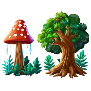 Magical Forest Creatures Clipart Png Ymy PNG Image