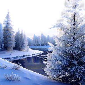 Magical Frosty Landscape Png Coq PNG Image