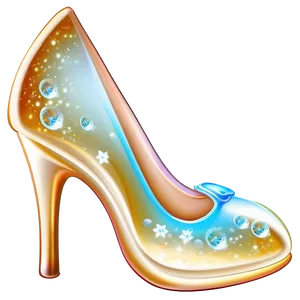 Magical Glass Slipper Graphic Png 06132024 PNG Image