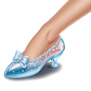 Magical Glass Slipper Graphic Png 06132024 PNG Image