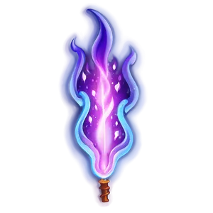 Magical Purple Flame Png Iik PNG Image