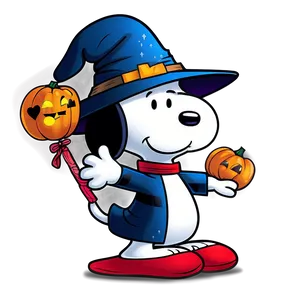 Magical Snoopy Halloween Png Yid PNG Image