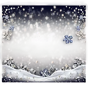 Magical Snow Border Png 8 PNG Image