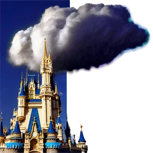 Magical Storm Cloud Magic Kingdom Png Dgp PNG Image