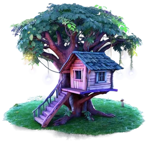 Magical Treehouse Scenes Png Inx PNG Image