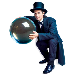 Magician With Crystal Ball Png Quq40 PNG Image