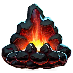 Magma Glowing Hot Png 06292024 PNG Image