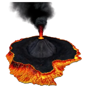 Magma Volcanic Activity Png Scu42 PNG Image