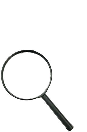 Magnifying Glass Detective Tool PNG Image