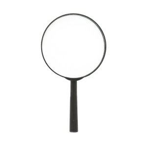 Magnifying Glass Digital World PNG Image