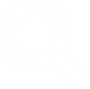 Magnifying Glass Icon Blackand White PNG Image