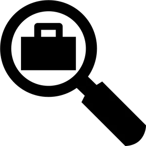 Magnifying Glass Icon Search Graphic PNG Image