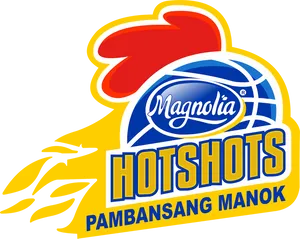 Magnolia Hotshots Basketball Team Logo PNG Image