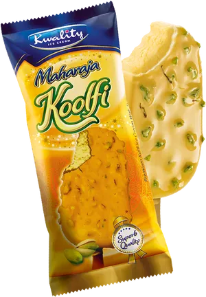 Maharaja Kulfi Ice Cream Packaging PNG Image