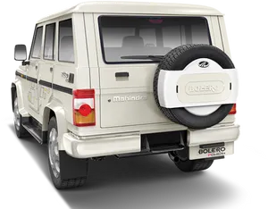 Mahindra Bolero Rear View PNG Image