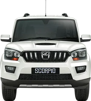 Mahindra Scorpio Front View PNG Image