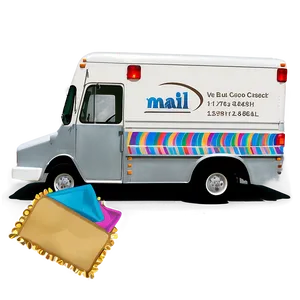 Mail Delivery Truck Clipart Png Slh PNG Image