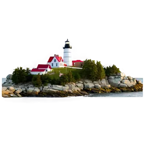 Maine Lighthouse View Png 68 PNG Image