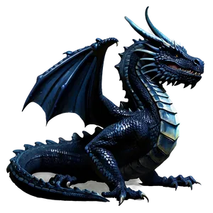 Majestic Black Dragon Png Jsx99 PNG Image