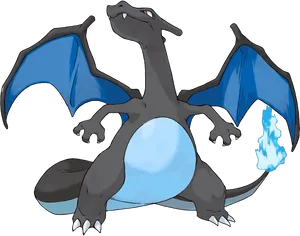 Majestic_ Charizard_ Flame_ Tail PNG Image