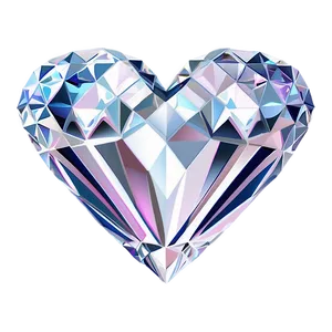 Majestic Diamond Heart Motif Png Ovw25 PNG Image