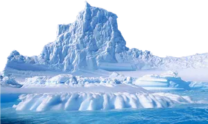 Majestic_ Iceberg_ Formation PNG Image