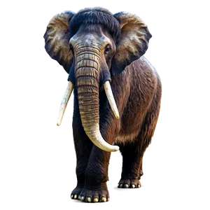 Majestic Mammoth Standing Png Gmw PNG Image