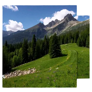 Majestic Mountain View Picture PNG 05212024 PNG