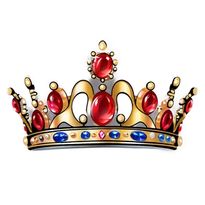 Majestic Queen Crown Illustration Png 1 PNG Image