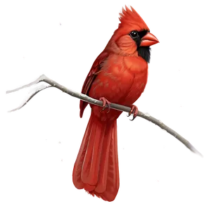 Majestic Red Cardinal Png Uvf PNG Image