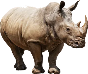 Majestic Rhino Isolated.png PNG Image