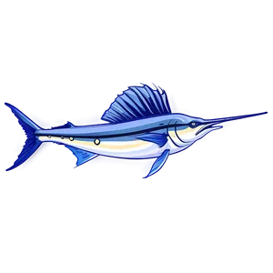 Majestic Sailfish Sketch Png Bjh86 PNG Image