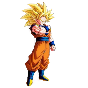 Majestic Ssj3 Goku Artwork Png Ltk PNG Image