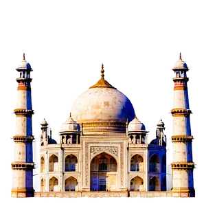 Majestic Taj Mahal Aerial View Png 06252024 PNG Image