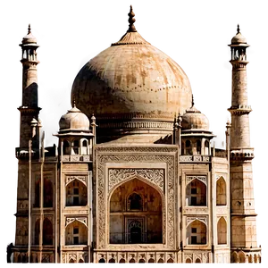 Majestic Taj Mahal Aerial View Png Uus22 PNG Image