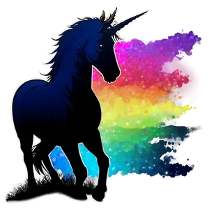 Majestic Unicorn Silhouette Png Eul53 PNG Image