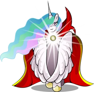 Majestic Unicorn Sorceress.png PNG Image